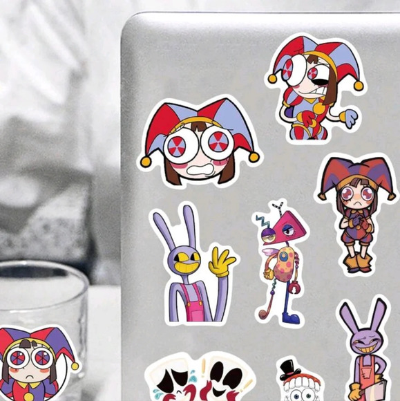 The amazing digital circus kids TV show cartoon anime clowns strange characters - Picture 6 of 9